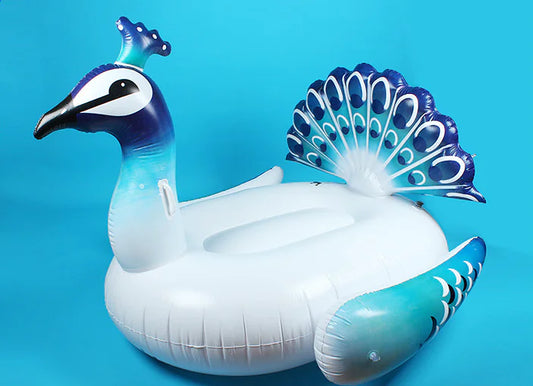 Flotador Inflable de Pavo Real para Piscina
